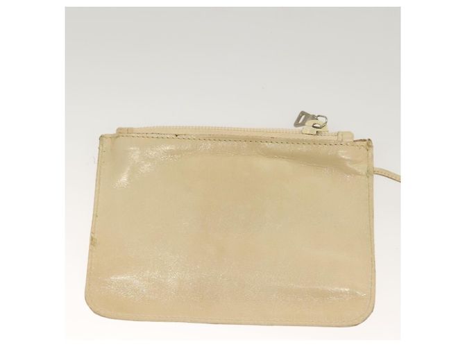 PRADA Borsa a mano in nylon beige Auth 128335 - vista 21