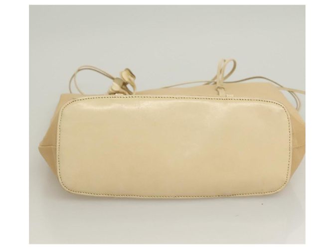 PRADA Borsa a mano in nylon beige Auth 128335 - vista 5