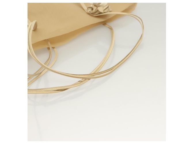 PRADA Borsa a mano in nylon beige Auth 128335 - vista 7