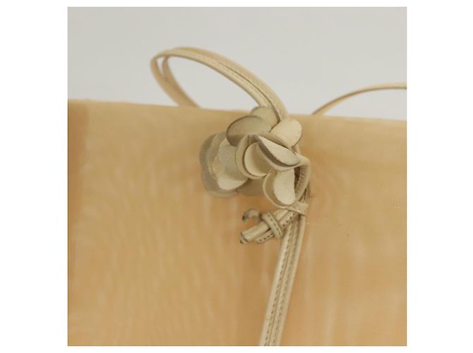 PRADA Borsa a mano in nylon beige Auth 128335 - vista 9