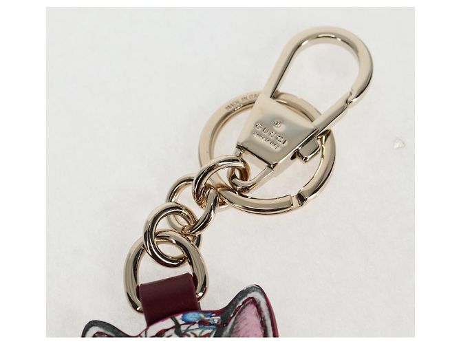 Gucci Llave Yuko Higuchi GG Supreme de PVC beige Auth 127737M - vista 3