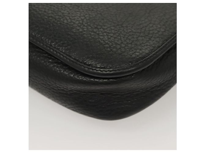 Borsa a Spalla Christian Dior in Pelle Nera e Oro Auth BA3826 Nero D'oro - vista 16