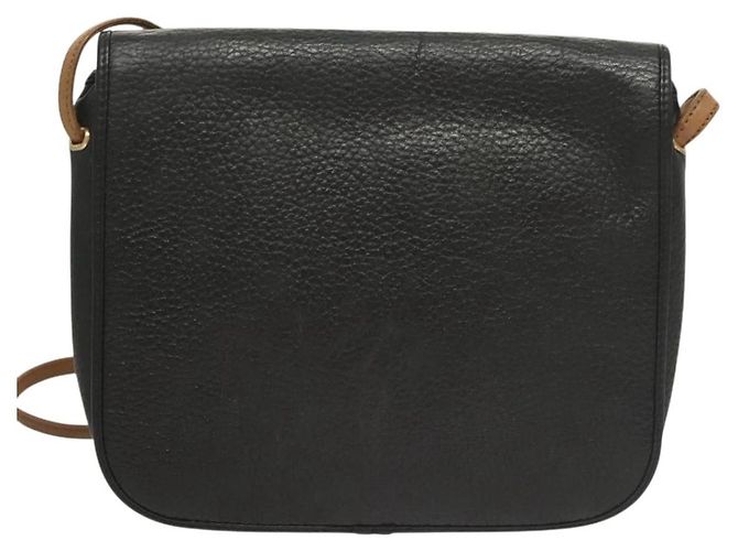 Borsa a Spalla Christian Dior in Pelle Nera e Oro Auth BA3826 Nero D'oro - vista 2