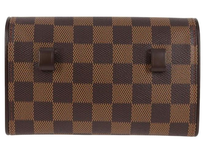 LOUIS VUITTON Borsa a Vita Pochette Florentine Damier Ebene N51856 LV Auth 131472V - vista 2
