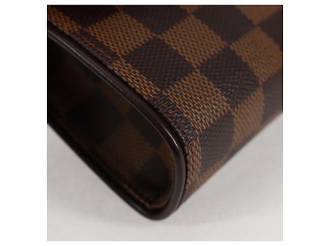 LOUIS VUITTON Borsa a Vita Pochette Florentine Damier Ebene N51856 LV Auth 131472V - vista 7