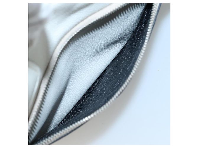Prada Tote Bag aus Leder Weiß Silber Auth ep9305 - Ansicht 24