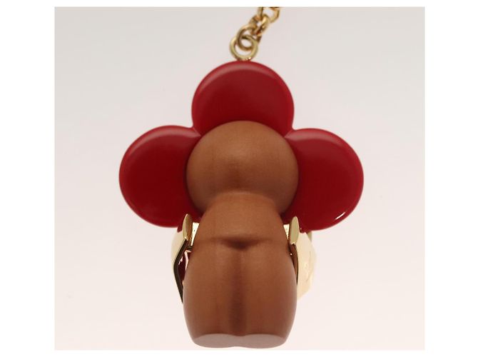 LOUIS VUITTON Monogram Vivienne Amour Charm Rot M02349 LV Auth 127325M - Ansicht 3