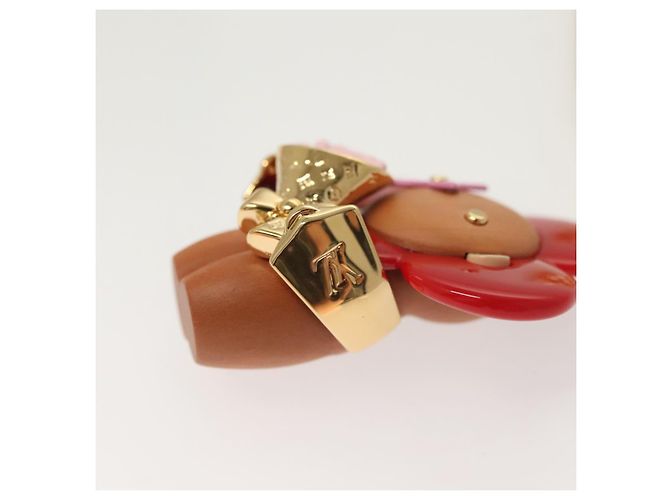 LOUIS VUITTON Monogram Vivienne Amour Charm Rot M02349 LV Auth 127325M - Ansicht 5
