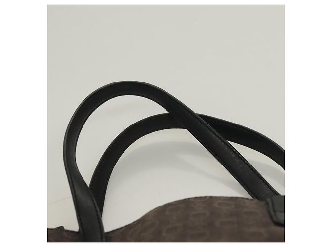Céline CELINE C Macadam Canvas Handtasche Schwarz Silber Auth bs27937 - Ansicht 8