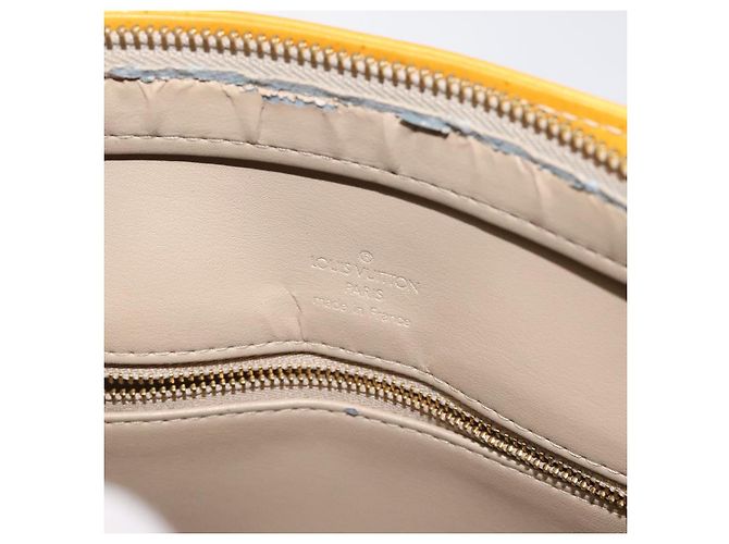 LOUIS VUITTON Borsa a Mano Houston Monogram Vernis Beige M91004 LV Auth 128358 - vista 10