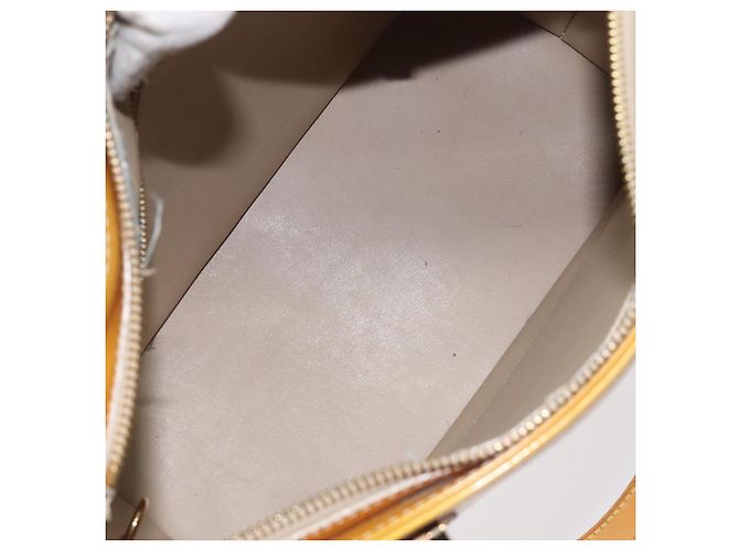 LOUIS VUITTON Borsa a Mano Houston Monogram Vernis Beige M91004 LV Auth 128358 - vista 11