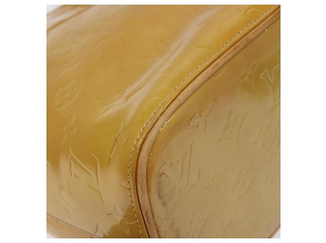 LOUIS VUITTON Borsa a Mano Houston Monogram Vernis Beige M91004 LV Auth 128358 - vista 15