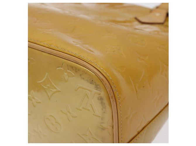LOUIS VUITTON Borsa a Mano Houston Monogram Vernis Beige M91004 LV Auth 128358 - vista 16