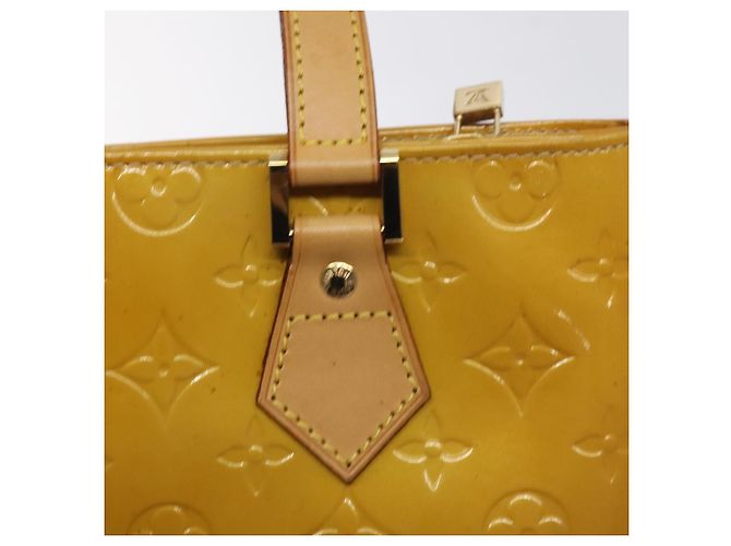 LOUIS VUITTON Borsa a Mano Houston Monogram Vernis Beige M91004 LV Auth 128358 - vista 18