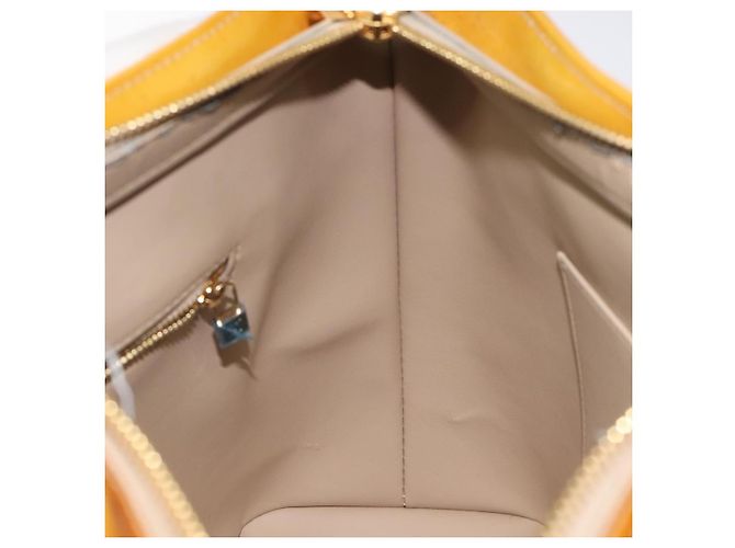 LOUIS VUITTON Borsa a Mano Houston Monogram Vernis Beige M91004 LV Auth 128358 - vista 19