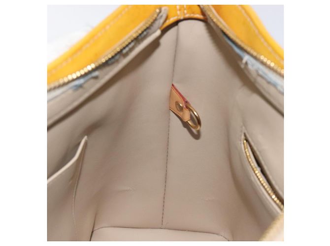 LOUIS VUITTON Borsa a Mano Houston Monogram Vernis Beige M91004 LV Auth 128358 - vista 20