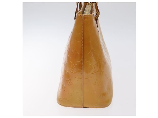 LOUIS VUITTON Borsa a Mano Houston Monogram Vernis Beige M91004 LV Auth 128358 - vista 3