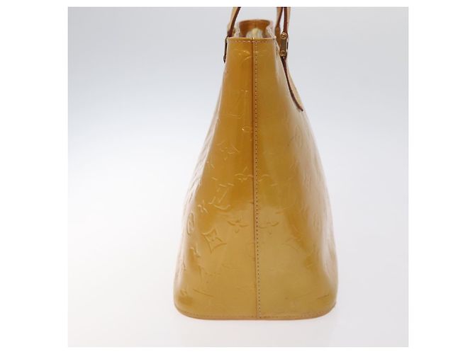 LOUIS VUITTON Borsa a Mano Houston Monogram Vernis Beige M91004 LV Auth 128358 - vista 4