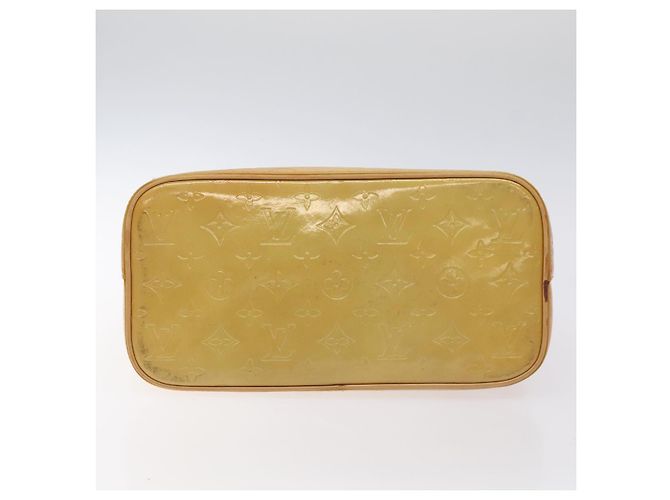 LOUIS VUITTON Borsa a Mano Houston Monogram Vernis Beige M91004 LV Auth 128358 - vista 5