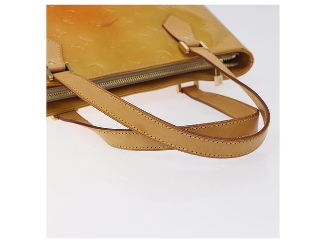 LOUIS VUITTON Borsa a Mano Houston Monogram Vernis Beige M91004 LV Auth 128358 - vista 7