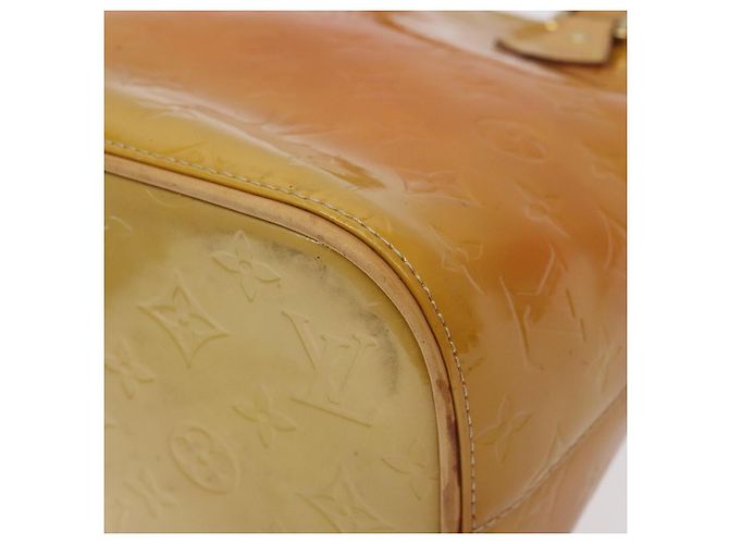 LOUIS VUITTON Borsa a Mano Houston Monogram Vernis Beige M91004 LV Auth 128358 - vista 8