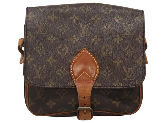 LOUIS VUITTON Borsa a Spalla Monogram Cartouchiere MM M51253 LV Auth ep9444 Monogramma - vista 13