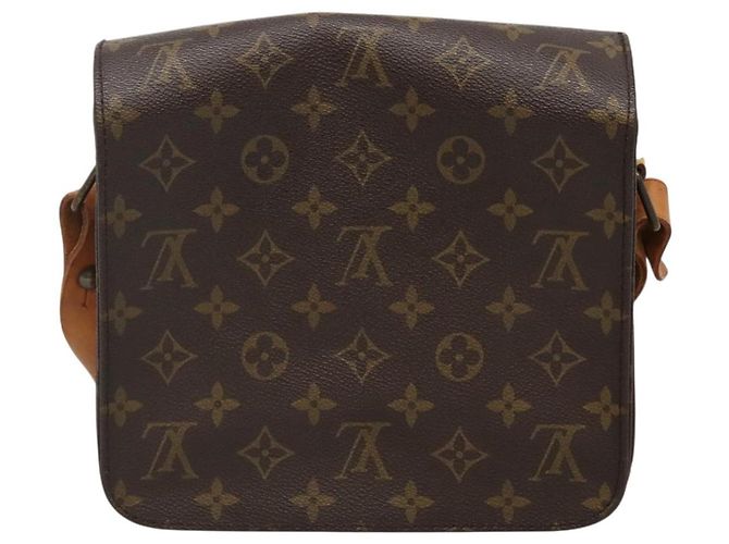 LOUIS VUITTON Borsa a Spalla Monogram Cartouchiere MM M51253 LV Auth ep9444 Monogramma - vista 2
