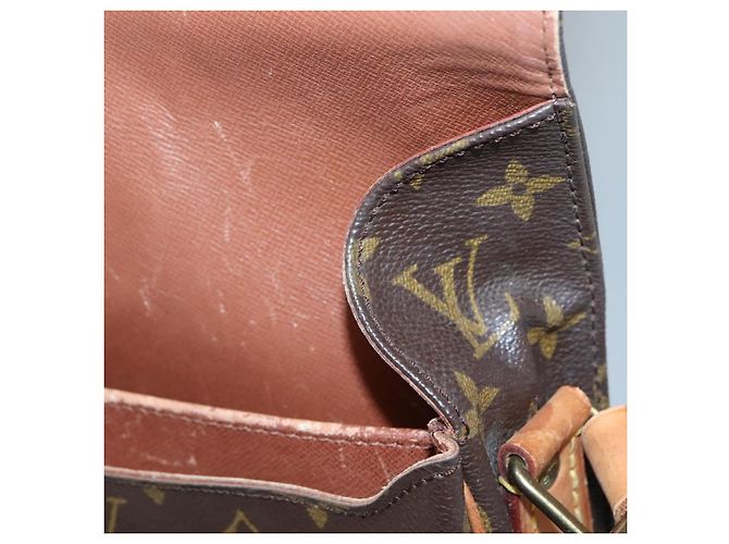 LOUIS VUITTON Borsa a Spalla Monogram Cartouchiere MM M51253 LV Auth ep9444 Monogramma - vista 20
