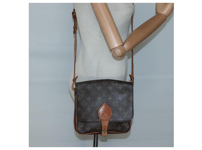 LOUIS VUITTON Borsa a Spalla Monogram Cartouchiere MM M51253 LV Auth ep9444 Monogramma - vista 24