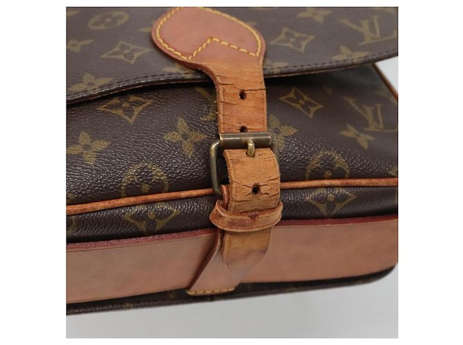 LOUIS VUITTON Borsa a Spalla Monogram Cartouchiere MM M51253 LV Auth ep9444 Monogramma - vista 9