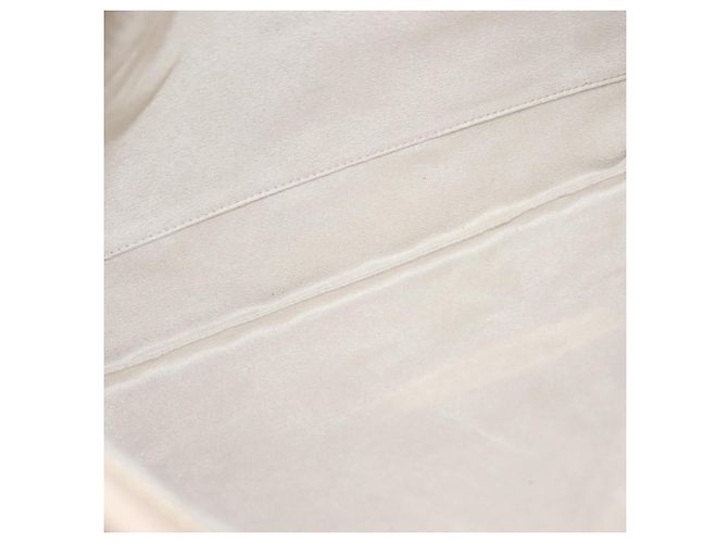 Borsa a Spalla in Pelle Beige e Oro Jimmy Choo Auth bs27431 D'oro - vista 12