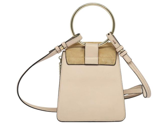 Chloé Borsa a mano Chloe Fay in pelle 2 in 1 rosa oro Auth BA3740 D'oro - vista 2