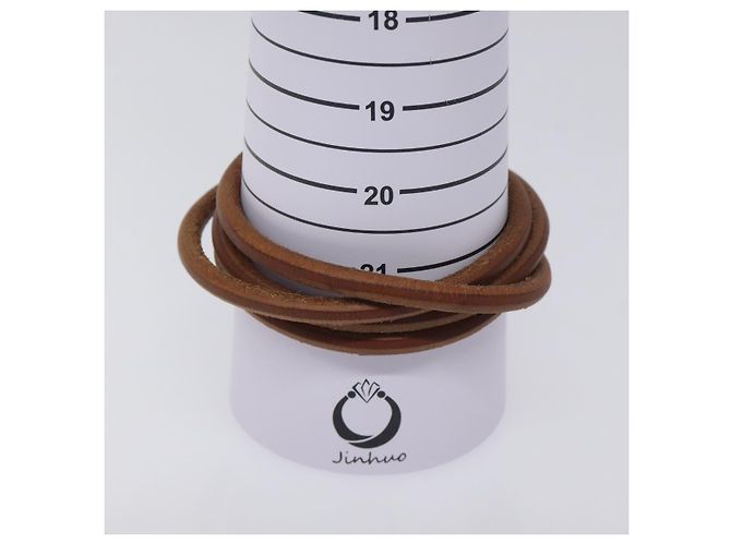 Hermès Bracciale Laniere in Pelle Marrone Autentico HERMES bs27243 - vista 8