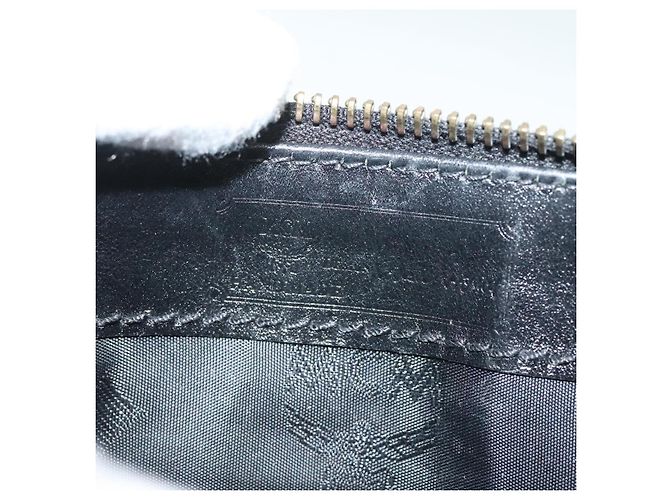 MCM Vicetos Logogram Borsa a Mano PVC 2in1 Nero Oro Auth 129547 D'oro - vista 17