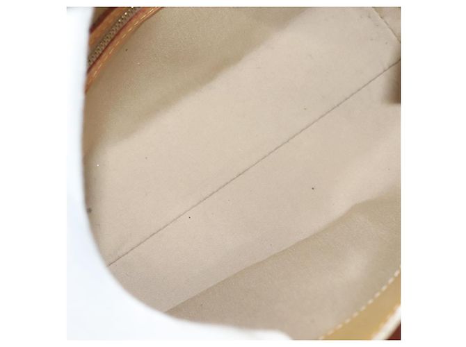 LOUIS VUITTON Borsa a Mano Monogram Vernis Reade PM Beige M91334 LV Auth ti3294 - vista 11
