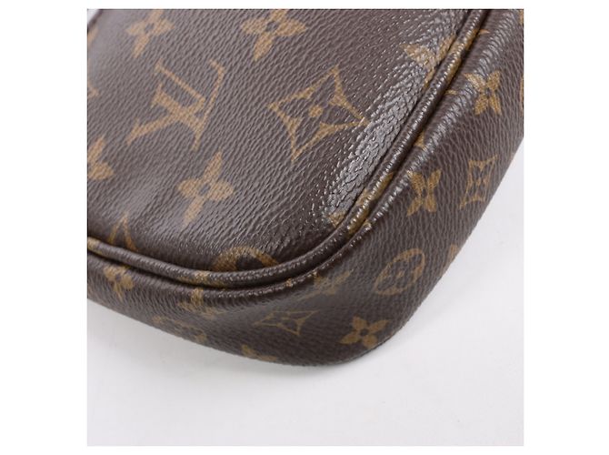 Borsa a tracolla Multi Pochette Accessoires Monogram Louis Vuitton Marrone - vista 11