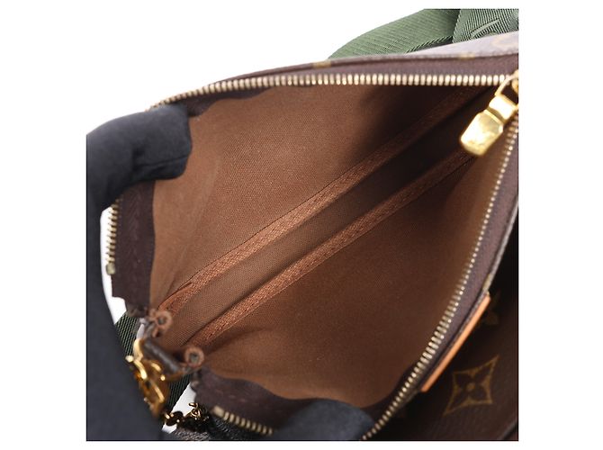 Borsa a tracolla Multi Pochette Accessoires Monogram Louis Vuitton Marrone - vista 18