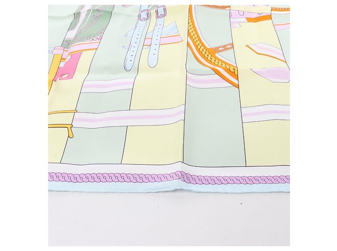 Hermès Bufanda de seda 100% Carré 90 "LA BERLINE BAYADERE" Multicolor - vista 5