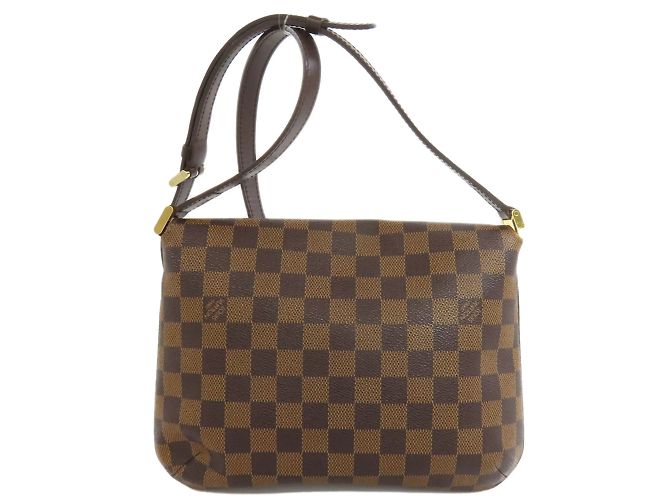 Borsa a Spalla Lunga Musette Tango N51301 di Louis Vuitton Marrone Damier ebene - vista 2