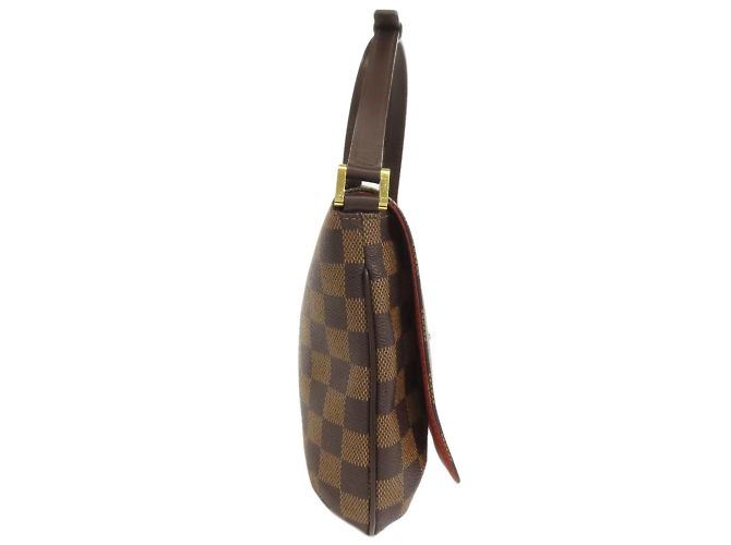 Borsa a Spalla Lunga Musette Tango N51301 di Louis Vuitton Marrone Damier ebene - vista 3