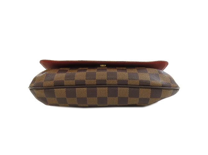 Borsa a Spalla Lunga Musette Tango N51301 di Louis Vuitton Marrone Damier ebene - vista 4