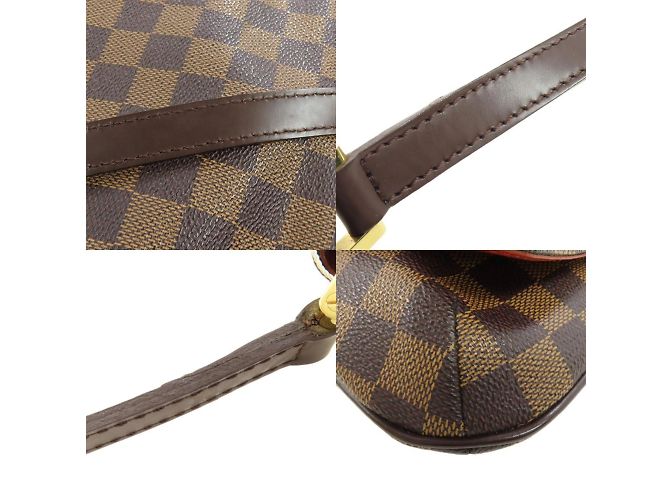 Borsa a Spalla Lunga Musette Tango N51301 di Louis Vuitton Marrone Damier ebene - vista 9