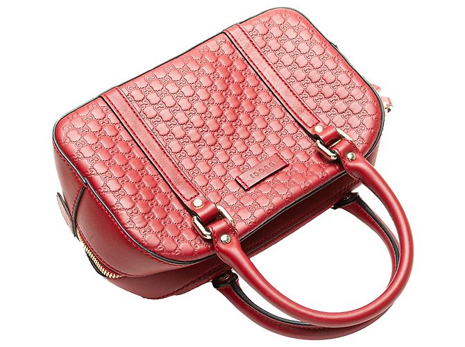 Borsa a tracolla piccola Bree Microguccissima rossa di Gucci Rosso - Ansicht 10