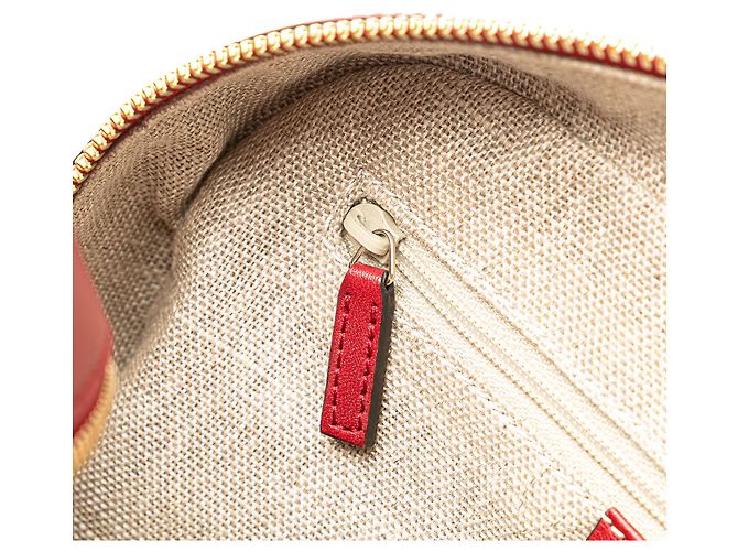 Borsa a tracolla piccola Bree Microguccissima rossa di Gucci Rosso - Ansicht 7