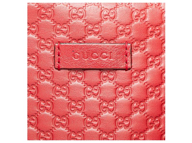 Borsa a tracolla piccola Bree Microguccissima rossa di Gucci Rosso - Ansicht 8