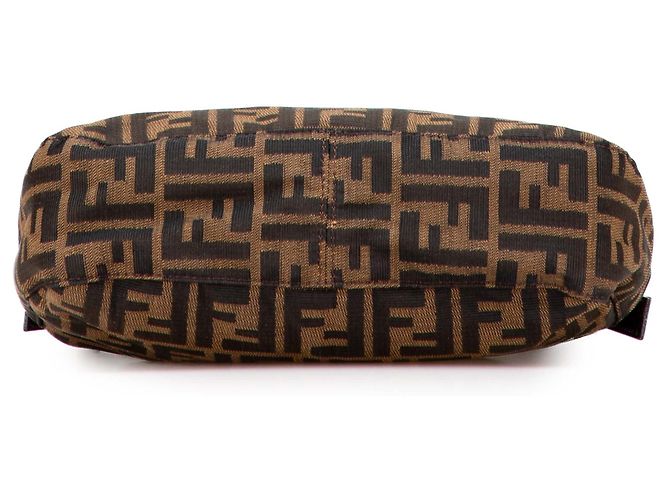 Fendi Braune Zucca Canvas Schultertasche - Ansicht 3