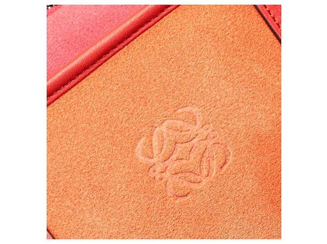 LOEWE Amazona 36 in suede arancione - vista 10
