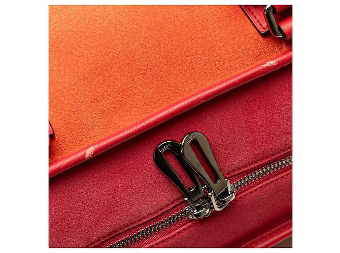 LOEWE Amazona 36 in suede arancione - vista 11