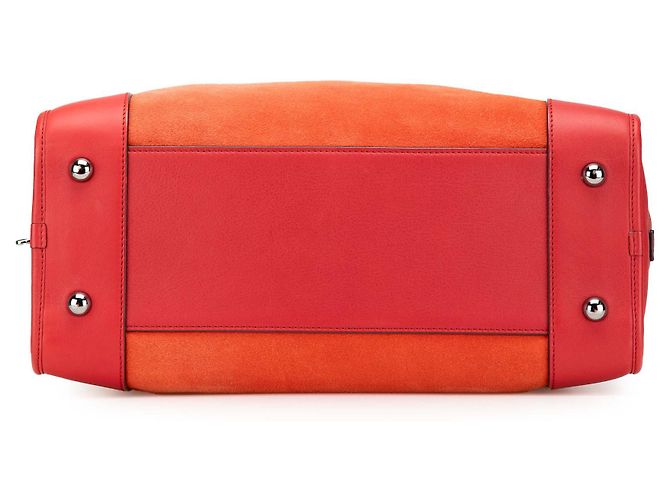 LOEWE Amazona 36 in suede arancione - vista 3