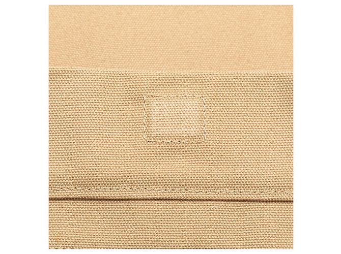 Prada Canapa Tote mit braunem Cinghiale-Besatz Beige - Ansicht 7